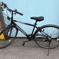 PARTENZA 自転車 27インチ 6段変速 カゴ 鍵 付き 中古