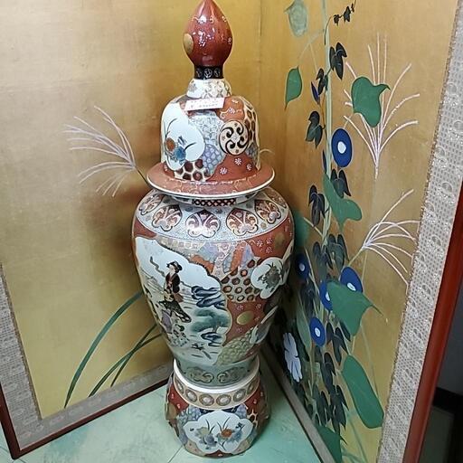 オブジェ 七宝焼 飾り壺 工芸品