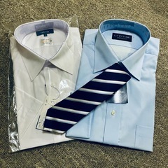 新品　
ワイシャツ&ネクタイ