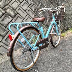 美品　LEDライト付き22インチ自転車の画像