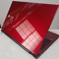 綺麗なクリスタルレッド　NEC　15インチ　core i7　8GB　SSD　カメラ　Wi-Fi　Bluetooth　ブルーレイ　テンキー　Microsoft Office2021　Windows11の画像