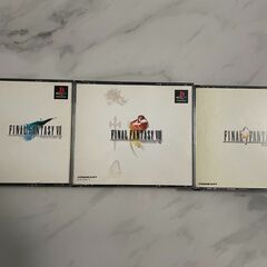 【中古品】ファイナルファンタジーⅦ＆Ⅷ＆Ⅸ （ケース＆説明書付）