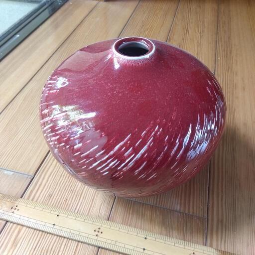 有田焼花瓶壺前田泰昭辰砂 (としこ) 藤崎の家庭用品《その他》の