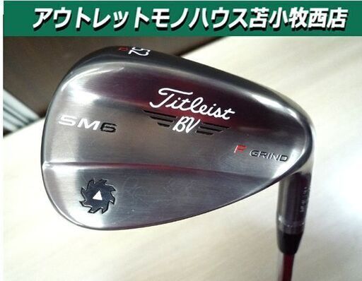 美品 ゴルフクラブ ウエッジ タイトリスト BV SM6 52 12 F GRIND VOKEY DESIGN DynamicGold X100 Titleist 中古 苫小牧西店