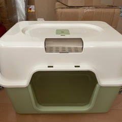 【新品未使用】猫用トイレ　大きめ　分解可能
