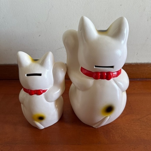 招き猫大中2点セット (ちびママ) てだこ浦西のインテリア雑貨