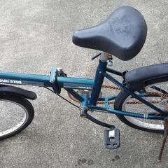 お話し中　折り畳み自転車