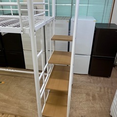 激安販売!! 組立て応相談 ニトリ ロフトベッド 階段付き  の画像