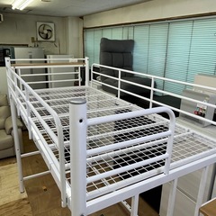 激安販売!! 組立て応相談 ニトリ ロフトベッド 階段付き  の画像