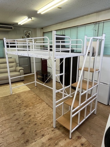 組立て 応相談 ニトリ ロフトベッド 階段付き ベッド 家具 激安販売!! 組立て応相談 ニトリ ロフトベッド 階段付き