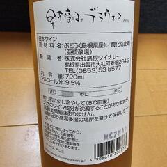 早摘みデラウェア2018年　白ワインの画像