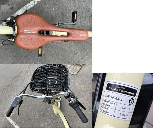 Voldy 折りたたみ 電動アシスト自転車 20インチ FDB-202EA-Ⅱ