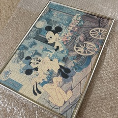 ディズニー　オールスターステンドグラス1000ピースの画像