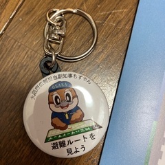 松下記念病院ノート未使用　大阪府広報担当副知事キャラクターもずやんキーホルダーの画像