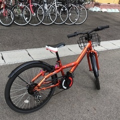 男の子24インチ整備済み中古自転車美品