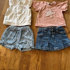 女の子夏服80〜90センチ