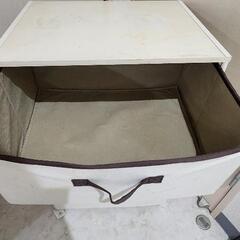 （譲り先決まりました。）★無料で譲ります★布製キャビネット②★の画像