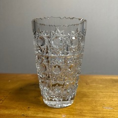 カガミクリスタル　花瓶　　フラワーベース
