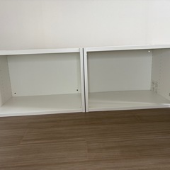 【6/7迄】　IKEA プラッツァ　棚　扉付き　白の画像