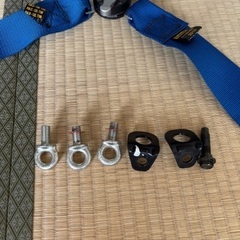 中古　サベルト4点式シートベルト　ブルーの画像