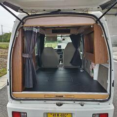 エブリイ　DA64V　軽　キャンピングカー　車中泊　値段交渉できます！の画像