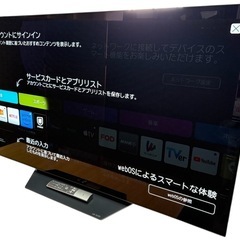 NO.2404【2023年製】美品 LG エルジー 4K 有機ELテレビ OLED55B2PJA 55V型 リモコン付き 家電 中古