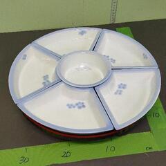 0518-164 回転オードブル皿   陶器