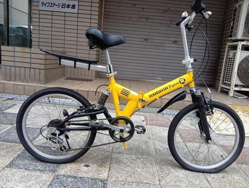 ブランドバッグ 人気ランキング2024 阪神タイガース仕様 (ミカ) 近鉄日本橋の折りたたみ自転車の中古 自転車本体