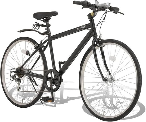 ALTAGE クロスバイク マットブラック ARC-001