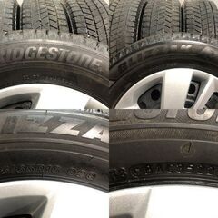 【BS BLIZZAK VRX3 195/65R16】スタッドレス【トヨタ ライズ 純正ホイール 16インチ 6J4HPCD100+40】22年製 ロッキーにも　(MTR395)クレジットカード QRコード決済可能の画像