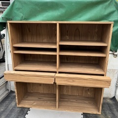 収納棚　本棚　ラック　オシャレの画像