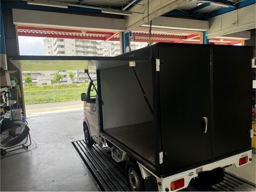 【値下げ】軽トラック用（キャリー）キッチンカー　ボックス