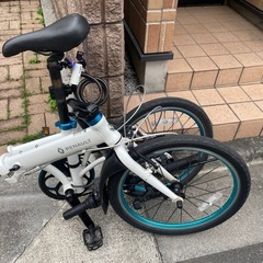 ルノーアルミフレーム折りたたみ自転車 20インチ