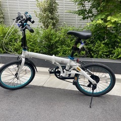 ルノーアルミフレーム折りたたみ自転車　20インチ