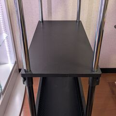 Bauhutte ( バウヒュッテ ) 昇降式 L字デスク タワー BHD-670T-BK ブラック の画像