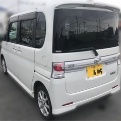 期間限定‼️タント　カスタムX パワースライドドア　車検付き　ナビ付きの画像