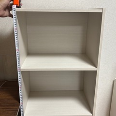 W42×D29×H59カラーボックス白？ベージュ？の画像