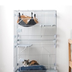 猫ケージ、水飲み付き