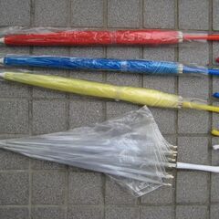 子供用　ビニール傘　４本
