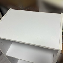 W42×D29×H88カラーボックス白の画像