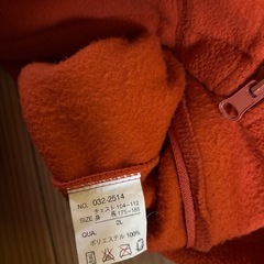 メンズフリースウェア2Lの画像