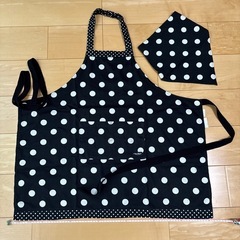 子ども用　エプロン　三角巾　2点セット