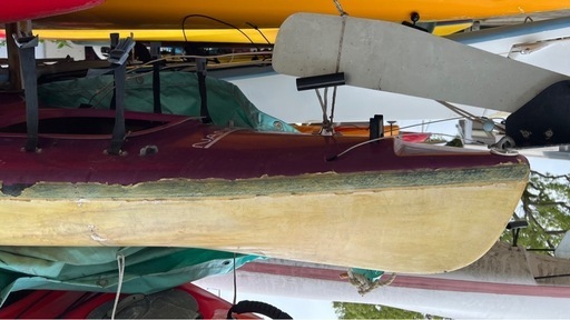 シーカヤック2人乗り艇　ナノックサウスラグーン FRP製