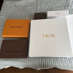 ルイヴィトン、ディオールの箱5個