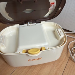 Combi おしりふきウォーマー クリーム色/ブラウンの画像
