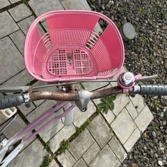 お話し中。女の子　自転車　20インチ の画像