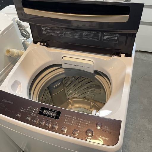 【ジモティー 割】ハイセンス 2021年製 8.0kg 洗濯機（ID956）
