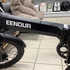 【美品】EENOUR  イーノウ　C2 電動アシスト自転車　電動折りたたみ自転車　折りたたみ自転車　自転車　　20インチ　7段変速　ヘルメット付きの画像