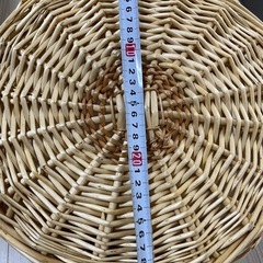   バスケット かご 布付き ナチュラル 可愛い 籠 カゴ 収納 収納かご 小物入れ の画像