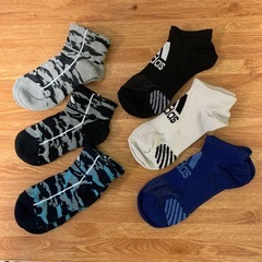 21-23cm adidas キッズ　靴下　6足セット